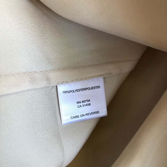bcbgmaxazria Champagne sleeveless blouse size s BCBG - Picture 5 of 8